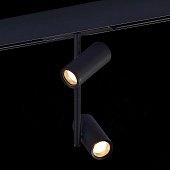 Магнитный трековый светильник Черный LED 1*16W 4000K 1 200Lm Ra&gt;90 36° IP20 D45xH240 48 ST808.446.16
