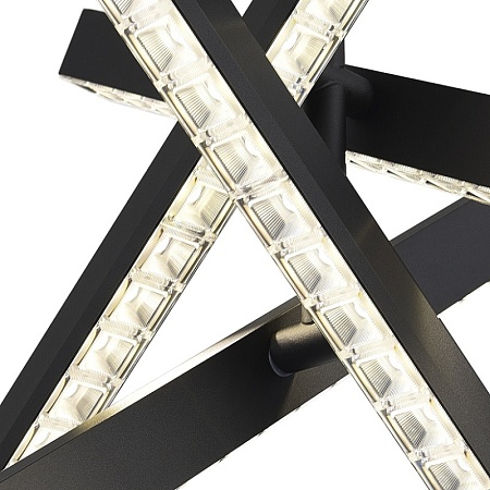 Светильник подвесной ST-Luce черный/прозрачный LED 1*43W 4000K SL1018.413.04 - фото