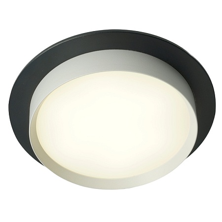 Светильник встраиваемый Feron DL507 потолочный GX53 черный + белый круг - фото