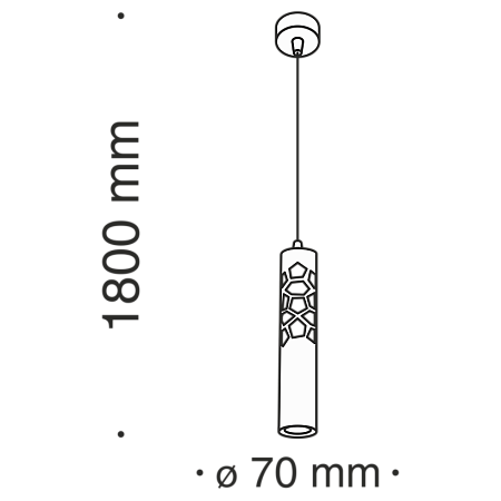 Подвесной светильник Technical Efir P037PL-L11B4K - фото