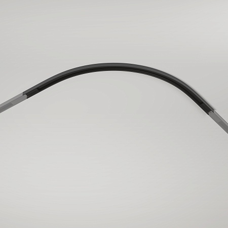 Коннектор радиусный R300 Basity, черный - фото