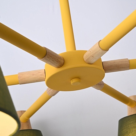 Потолочная Люстра На Штанге Natura A Green 6 Imperiumloft 177993-26 - фото