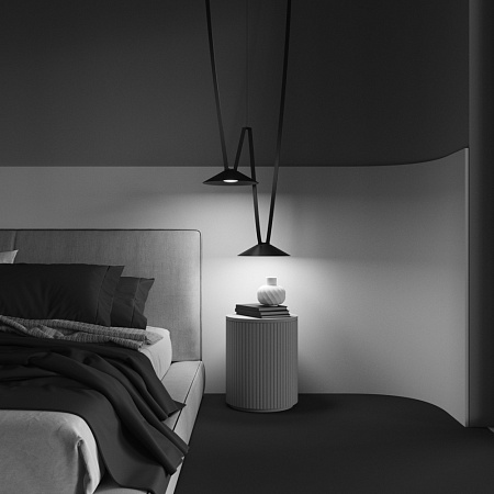 Подвесной светильник Technical Campana TR127B-12W4K-B - фото