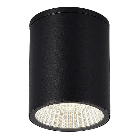 Светильник уличный потолочный ST-Luce черный/белый LED 1*12W 3000K/4000K/6500K SL9514.412.01 - фото
