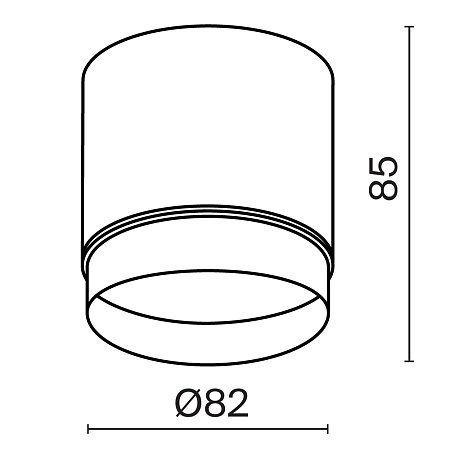 Потолочный светильник Technical Polar C088CL-GX53-MG - фото