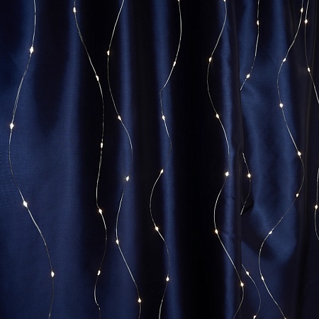 Светодиодная гирлянда Feron CL591 занавес типа Роса 3*3м  + 3м 5000К USB, прозрачный шнур - фото