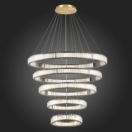 Люстра подвесная ST-Luce Латунь/Прозрачный LED 1*285W 4000K SL1622.313.05 - фото