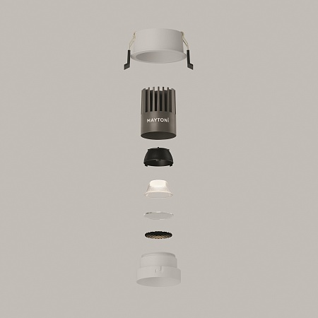 Встраиваемый светильник Technical DL115-10W-4K-W - фото