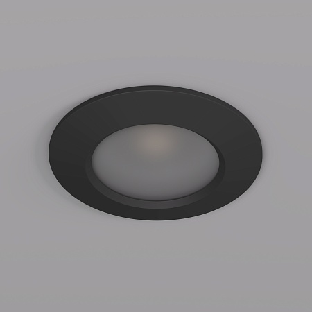 DK3016-BK Встраиваемый светильник влагозащ., IP 65, 50 Вт, GU10, черный, алюминий - фото