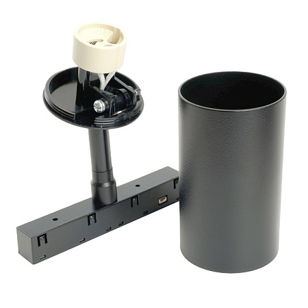 Светильник Feron AL116 трековый магнитный под лампу GU10 230В, черный - фото