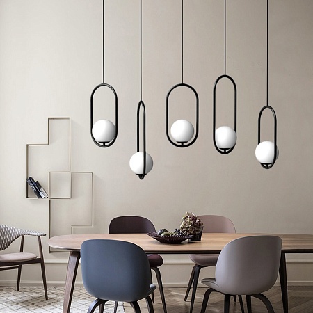 Подвесной Светильник Matthew Mccormick Hoop 50 Silver Mila Pendant Imperiumloft 179967-22 - фото