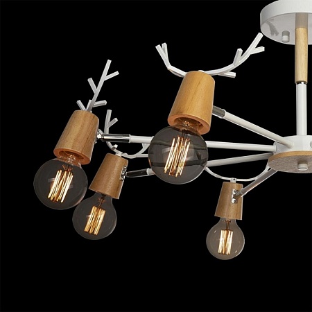 10024/8 White Люстра на штанге LOFT IT Sven - фото