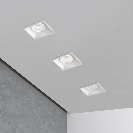 Светильник встраиваемый Punto белый 25017/01 Elektrostandard - фото