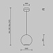 Подвесной светильник Maytoni MOD437PL-01BG - фото