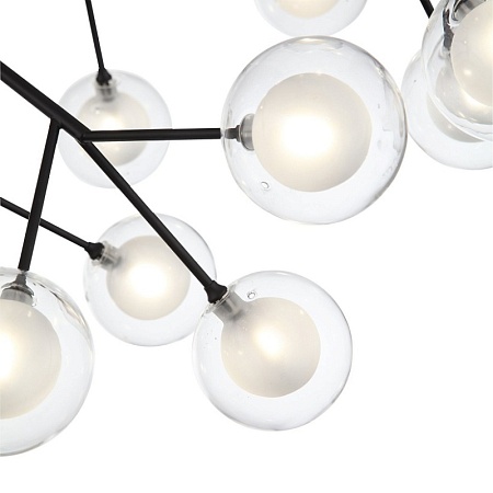 Светильник подвесной ST-Luce Черный/Прозрачный, Белый G4 LED 36*2W SL376.403.36 - фото