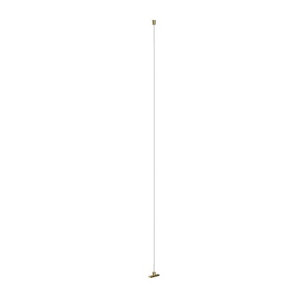 TR5718-SB Механический подвес для трека SHINE BASE, 48V DC, IP20, 2м, сатинированная латунь, алюминий - фото