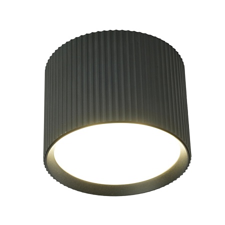 Светильник потолочный Feron HL458  Barrel ARIA 12W, 230V, GX53, черный - фото