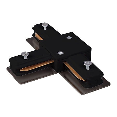 Коннектор Т-образный для однофазного шинопровода черный TRC-1-1-T-BK Elektrostandard - фото