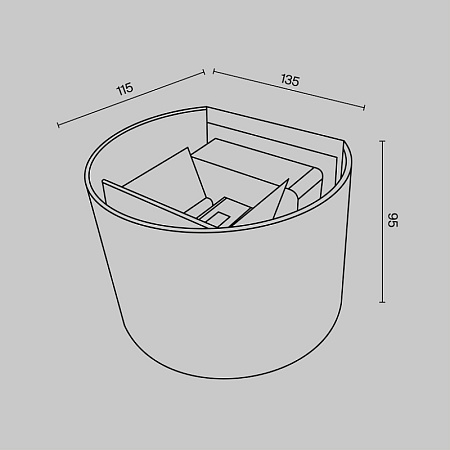 Архитектурная подсветка Outdoor Fulton O573WL-L6W - фото