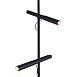 Светильник напольный ST-Luce Черный/Черный, Золотистый LED 2*3W 3000K SL6210.405.02 - фото