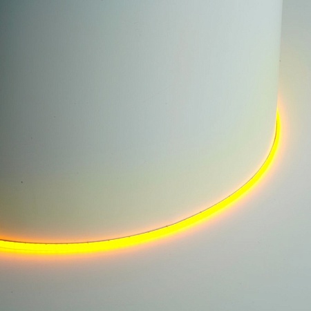 Светодиодная COB лента Feron LS630, 400SMD(2110)/ 7Вт/м 12V 5000*3*1.8мм желтый, IP20 - фото