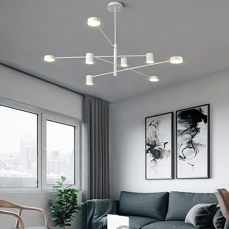 Люстра Motvikt Black 6 Imperiumloft 189814-26 - фото