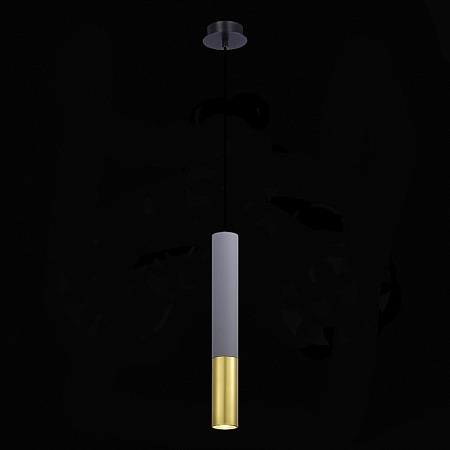 Светильник подвесной Серый GU10 1*5W IP20 D55xH510 180-240V Без ламп ST154.713.01 - фото