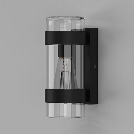 Уличный настенный светильник Falcon 35167/D черный Elektrostandard - фото