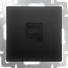 Розетка Ethernet RJ-45 черный матовый WL08-RJ-45 - фото