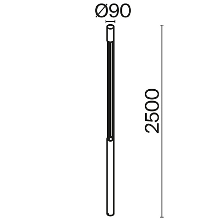 Садово-парковый светильник Outdoor Mill O427FL-L30GF3K - фото