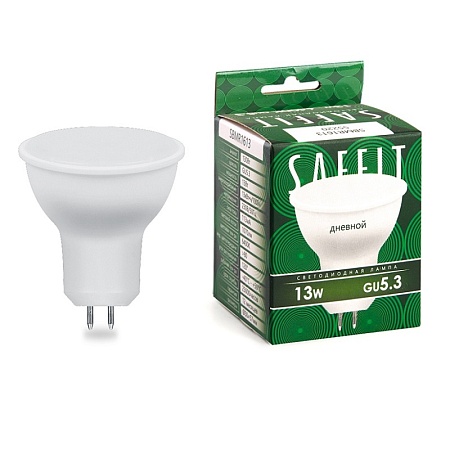 Лампа светодиодная SAFFIT SBMR1613 MR16 GU5.3 13W 230V 6400K - фото