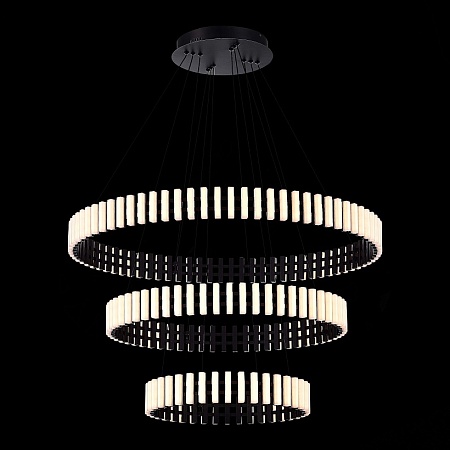 Люстра подвесная ST-Luce Черный/Белый LED 1*105W 3000K SL6203.403.105 - фото