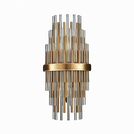 Бра ST-Luce Латунь/Прозрачный, Латунь E14 2*40W SL1628.301.02 - фото