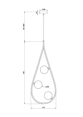 Люстра Freya FR4005PL-03B2 - фото