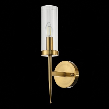 Светильник настенный ST-Luce Латунь/Прозрачный E14 1*60W SL1159.301.01 - фото