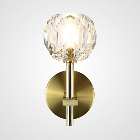 Бра Boule De Cristal Single Sconce Brass Imperiumloft 73511-22 - фото