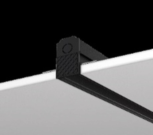 Трековая система Technical встраиваемая магнитная чёрная 350x175 TS-P-350-TR122-4-7W-DS-B