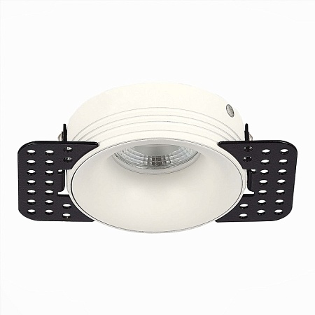 Св-к встр. Белый GU10 1*50W IP20 D78xH30 165-265V Без ламп ST218.558.01 - фото