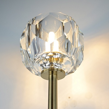 Бра Boule De Cristal Long Sconce Brass Imperiumloft 185376-22 - фото