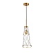 Светильник подвесной ST-Luce Золотистый/Золотистый, Прозрачный E27 1*60W SL1016.203.01 - фото