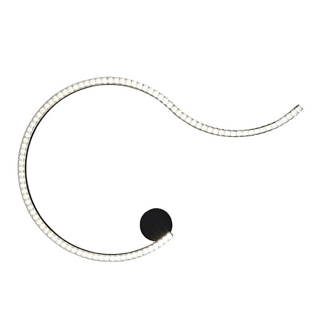 Светильник подвесной ST-Luce черный/прозрачный LED 1*65W 4000K SL1018.403.01 - фото