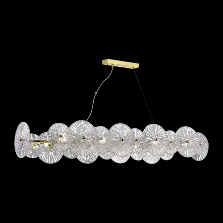 Люстра подвесная ST-Luce Золотистый/Прозрачный E14 8*40W SL1657.213.08 - фото