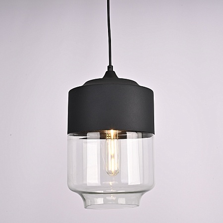 Подвесной Светильник Nord A D18 Black/Transparent Imperiumloft 190489-26 - фото