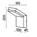 Настенный светильник (бра) Outdoor O595WL-L12B3K - фото