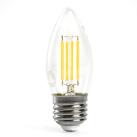 Лампа светодиодная Feron LB-66 Свеча E27 7W 230V 6400K - фото