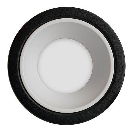 Светильник встраиваемый Feron DL3102 потолочный MR16 G5.3  черный + белый - фото