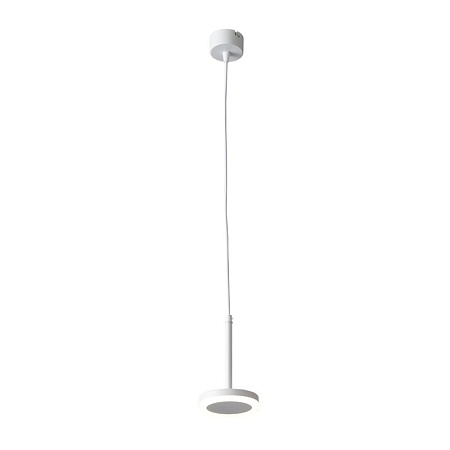 Светильник подвесной Белый LED 1*6W 3000K 468Lm Ra>80 120° IP20 D112xH184 170-240V ST104.503.06 - фото