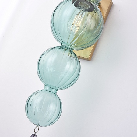 Бра Heathfield Lighting - Medina Wall Brass/Blue Imperiumloft 177913-22 - фото