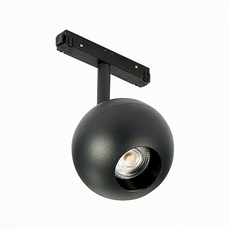 Магнитный трековый светильник Черный LED 1*12W 4000K 680Lm Ra>80 36° IP20 L120xW100xH19 ST354.446.12 - фото