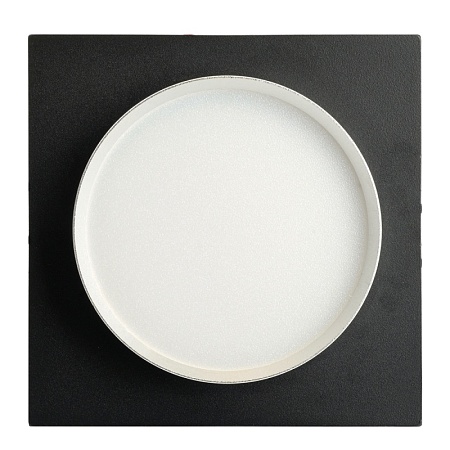 Светильник встраиваемый Feron DL506 потолочный GX53 черный + серебро квадрат - фото